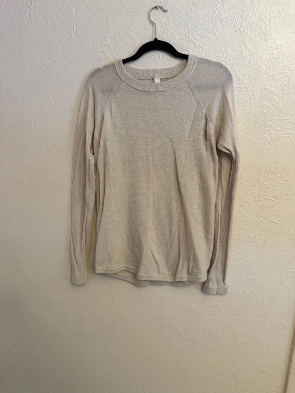lululemon athletica Cream Long-Sleeve Thermal Pullover